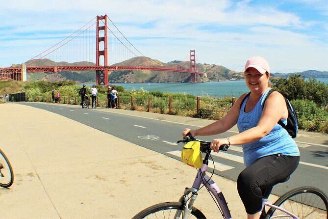 24-Hour Bike Rental in San Francisco - Crissy Field: end with Bay air and an easy finish