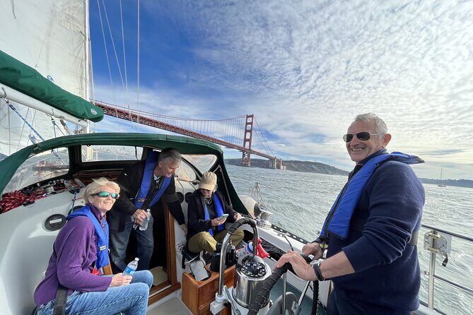 2hr. SUNSET Sailing Experience on San Francisco Bay - Stop 1: Golden Gate Bridge views you’ll actually remember