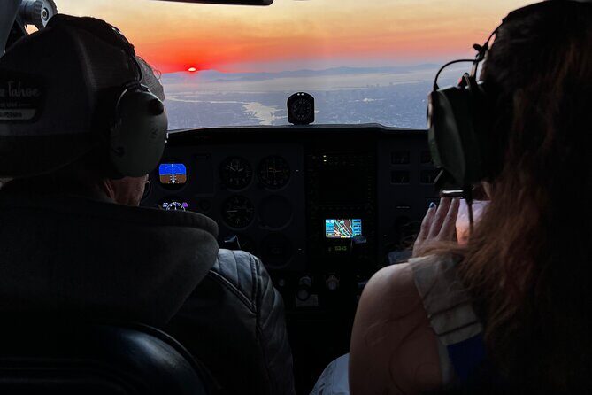 Airplane Elite San Francisco Flight Tour - Twin Peaks to SFO, then San Mateo: how the Bay looks on the return