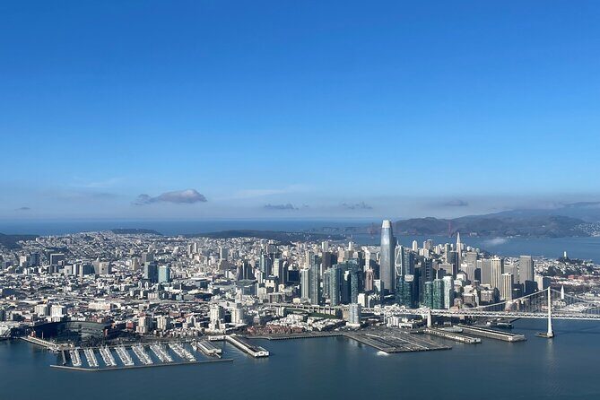 Airplane Elite San Francisco Flight Tour - Oakland and the Bay Bridge: the route’s first big payoff