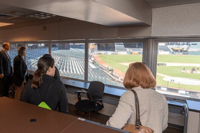 Behind-the-Scenes Ballpark Tour of Oracle Park - Press Box and the Giants Brain: Stories Beyond the Field