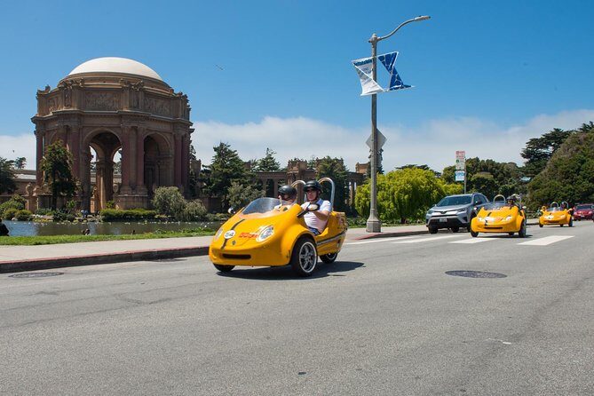 GoCar San Francisco Tour - Driving Reality Check: Speed, Helmet Gear, and No Reverse