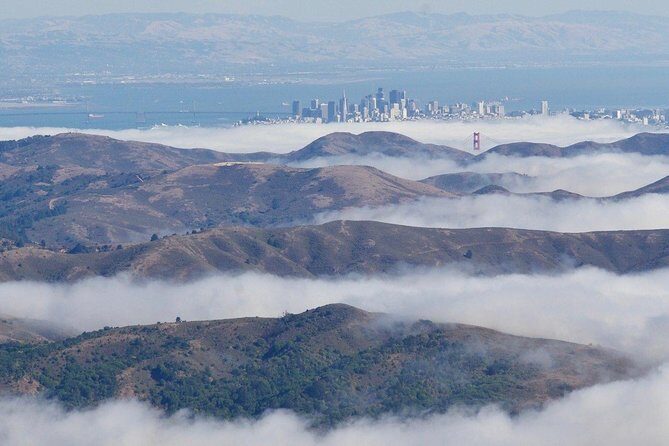 Greater Bay Area Seaplane Tour - The flight route: Golden Gate, Muir Woods redwoods, and the coast line