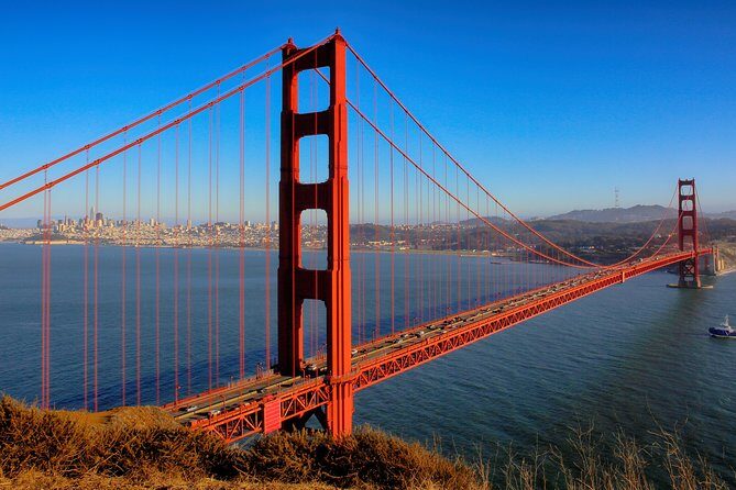 Muir Woods and Sausalito Small-Group Tour - Rolling across the Golden Gate Bridge with real viewpoint time