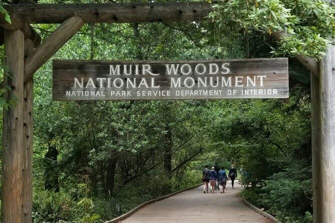 Muir Woods and Sausalito Tour Entrance Fee Included - Golden Gate Bridge photo stop: quick views, big payoff