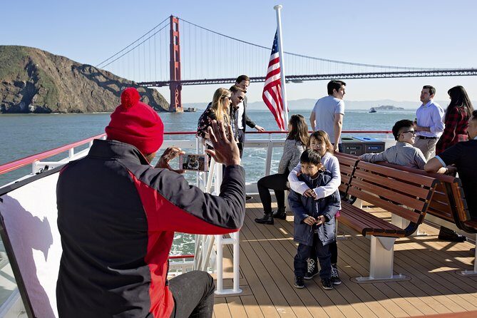 San Francisco Bridge-to-Bridge Cruise (90 Minutes) - The Golden Gate Bridge underpass: the main event for photos