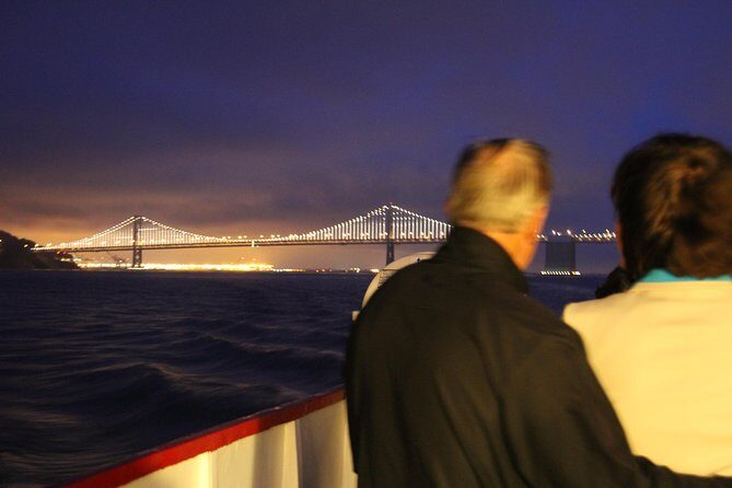 San Francisco City Lights Cruise (2-hours) - Downtown glow: Salesforce Tower, Bay Bridge Lights, and island views