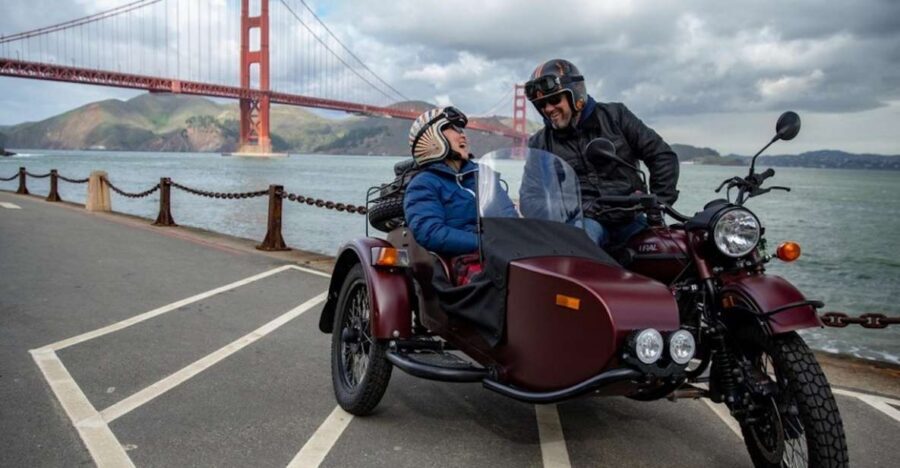San Francisco: City Sunset Tour by Vintage Sidecar - Marina vibes and the road between landmarks