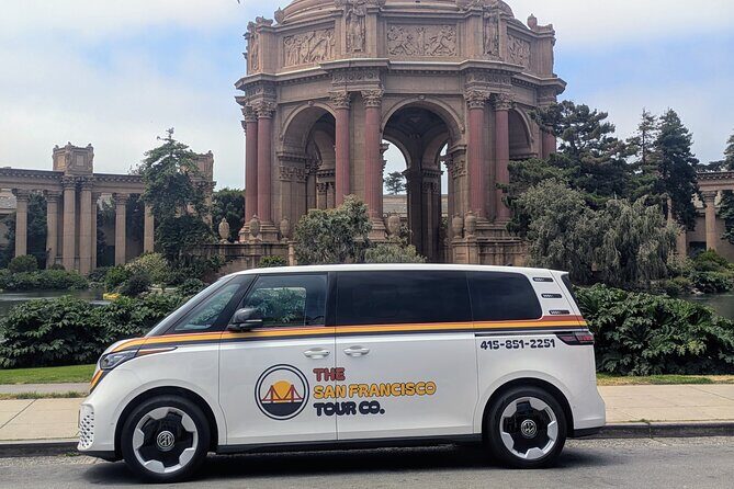 San Francisco City Tour in EV Volkswagen Van - Union Square to the Ferry Building: start with city rhythm