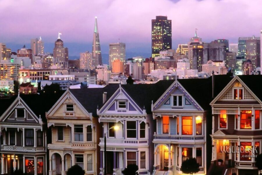 San Francisco Double Decker Bus Night Tour - Treasure Island photo stop: your best skyline angle