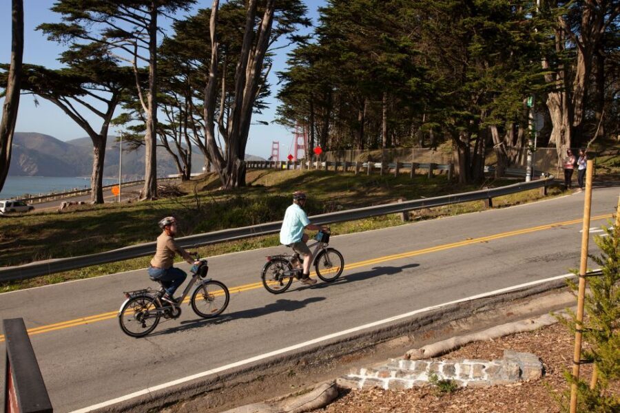 San Francisco: Explore at Your Own Pace All Day on E-Bike - The Sausalito option: ferry back or pedal back along the waterfront