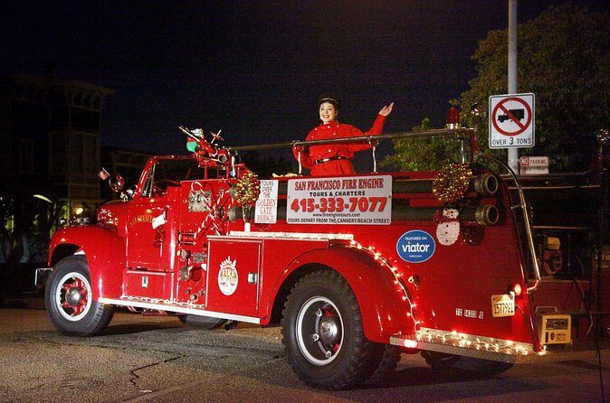 San Francisco Fire Engine Holiday Lights Tour - Choosing your departure time when lights fade at different speeds