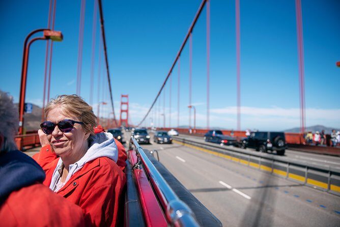San Francisco Fire Engine Tour - Fort Point and the bridge approach: where the photos get serious