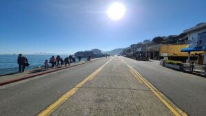 San Francisco: Full-Day City Tour w/ Muir Woods & Sausalito - Golden Gate Bridge photo stop near the Lone Sailor Monument