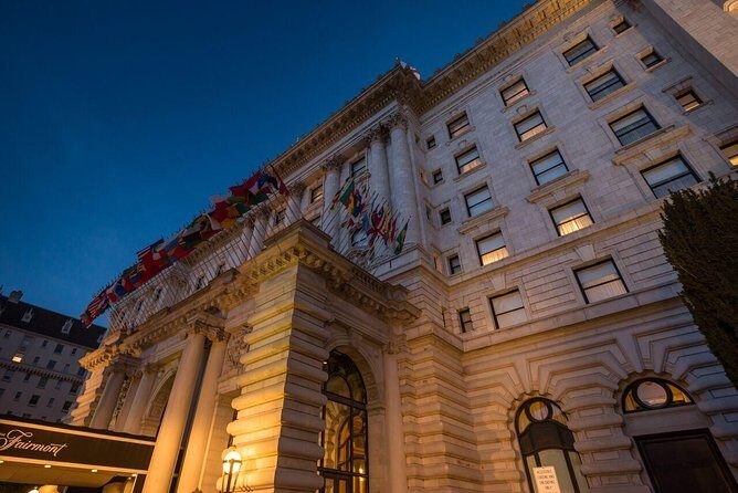 San Francisco Ghost Tours: Gold and Ghouls Tour - 870 Bush St Memorial and the Sir Francis Drake Hotel Tragedy