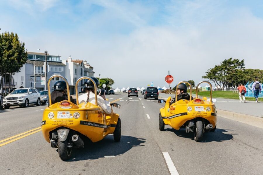 San Francisco: Golden Gate Bridge and Lombard GoCar Tour - Chestnut and Union Street: where to grab food or freshen up