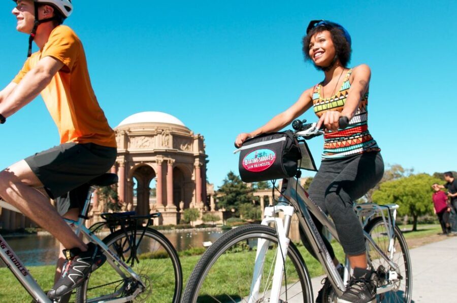 San Francisco: Golden Gate Bridge to Sausalito Bike Tour - Start at Beach Street: fitting, safety, and rolling out on time
