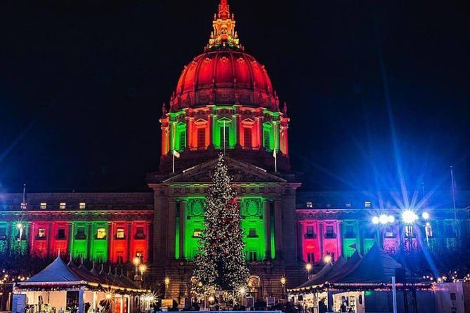 San Francisco Holiday Season Private Tour - Lucky Tuk Tuk - Umbrella Alley start: photos and a quick launch into the lights