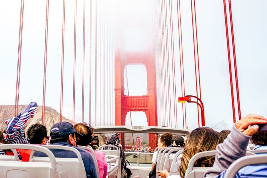 San Francisco: Hop-On Hop-Off Open-top Sightseeing Tour - Pier 35 and Pier 39: finishing with the bay-energy payoff
