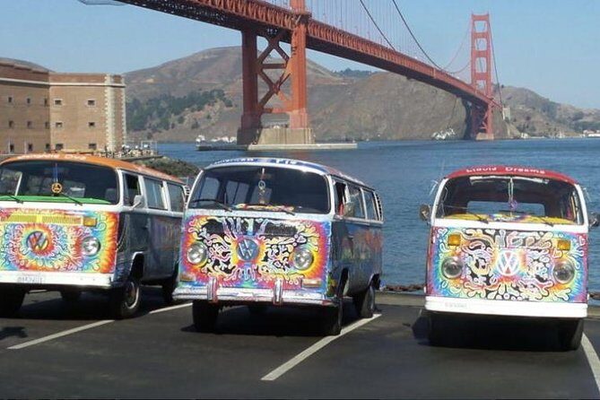 San Francisco Love Tour - Inside the neon VW bus: what the ride feels like