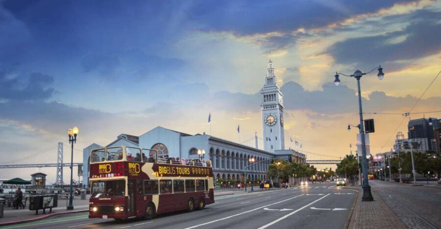 San Francisco: Panoramic Sunset Tour by Open-Top Bus - Meeting at Jefferson & Mason: how to avoid the first-minute scramble