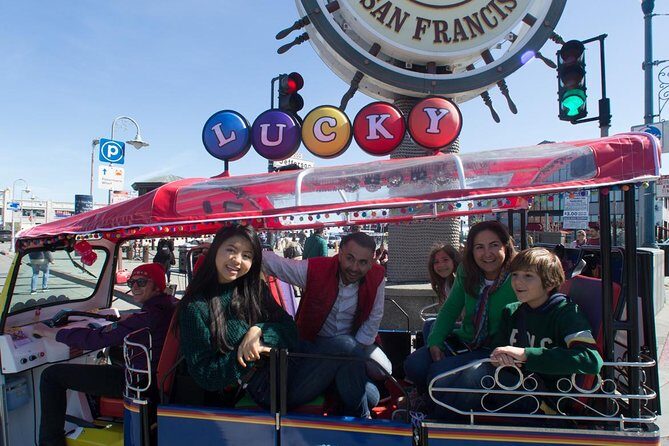 San Francisco Private Group City Tour - Lucky Tuk Tuk - Fisherman’s Wharf and the Embarcadero: sea lions, chocolate, and waterfront momentum