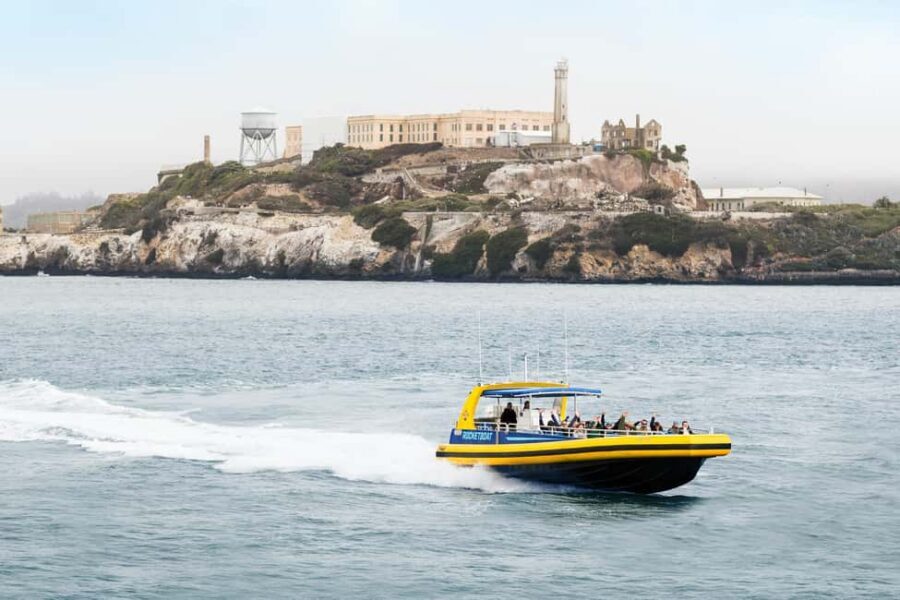 San Francisco: RocketBoat Tour - The ride itself: speed, wind, and that rock-and-roll soundtrack