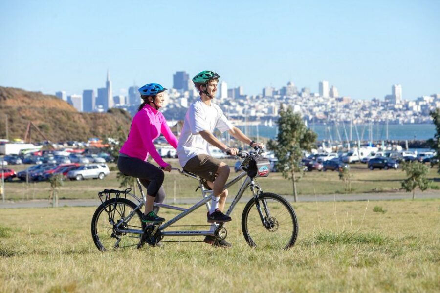 San Francisco Self-Guided Bike Rental - Mill Valley Marshlands and Old Mill Park Redwoods (Slightly Quirky, Very Scenic)