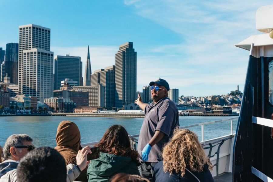 San Francisco: Skip-the-Line Escape from The Rock Bay Cruise - Crissy Field East Beach and Fort Mason: open air views and wind reality
