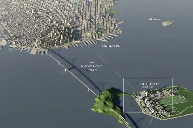San Francisco Whiskey Cocktail Class: Views and City History - Getting there: free parking over the Bay Bridge or a 6-minute ferry